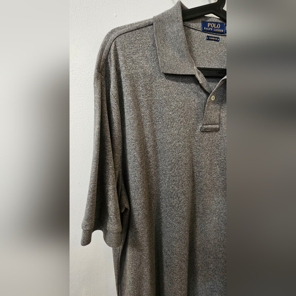 Polo Ralph Lauren Classic Fit Polo Shirt Heather Grey Men's Size Medium - Picture 10 of 15